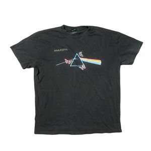 Pink Floyd Black Short Sleeve Tee Iconic Design